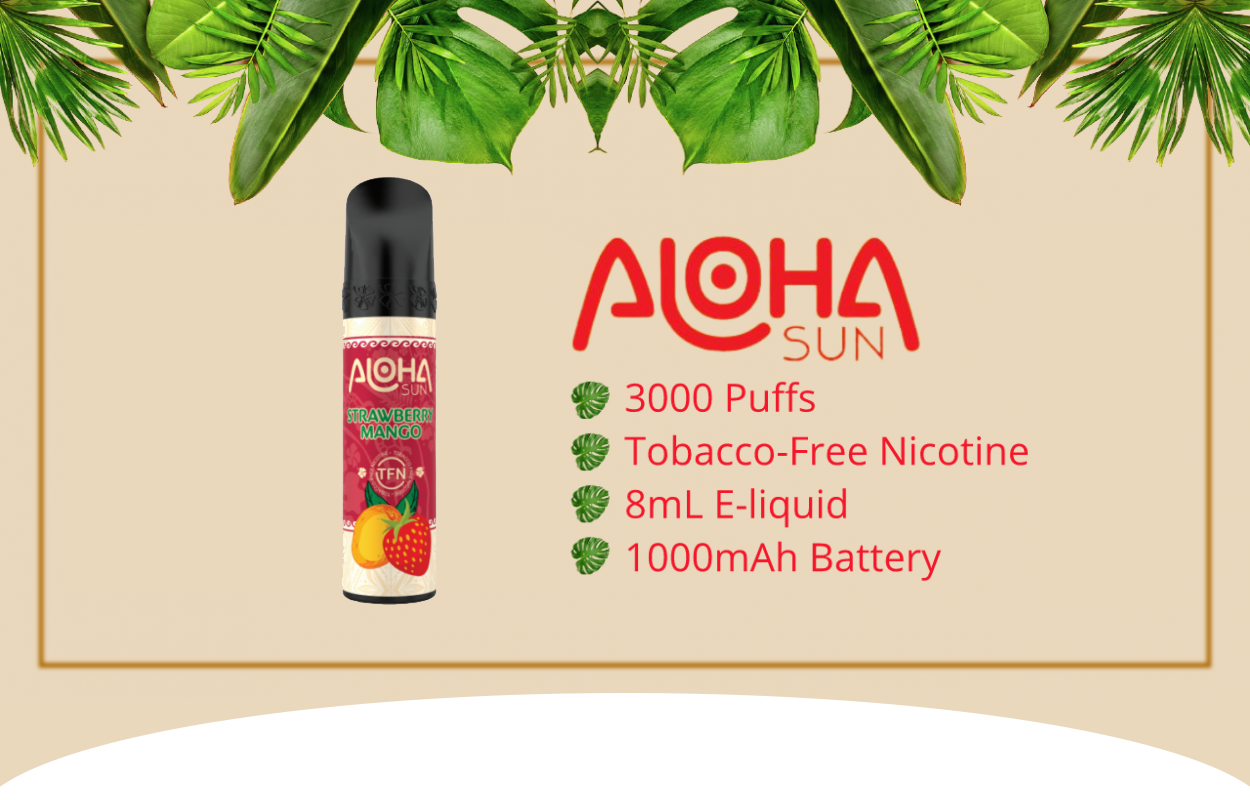 Aloha sun disposable 3000 puffs / 8mL