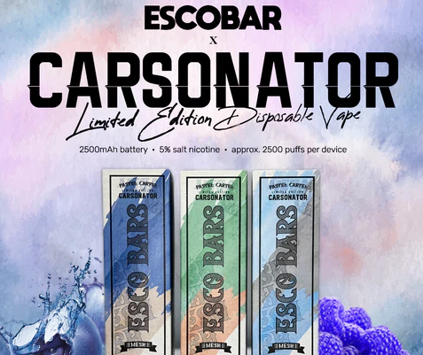 Esco Bars Carsonator Mesh Disposable | 2500 Puffs | 6mL