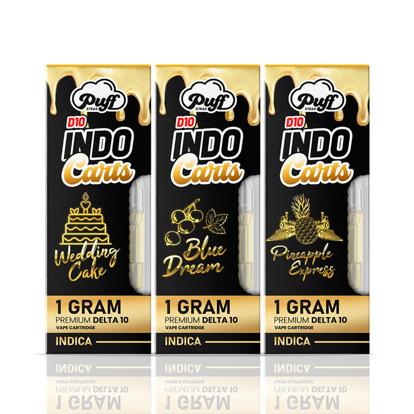 Puff Xtrax Indo Carts Delta-10 | 1 Gram