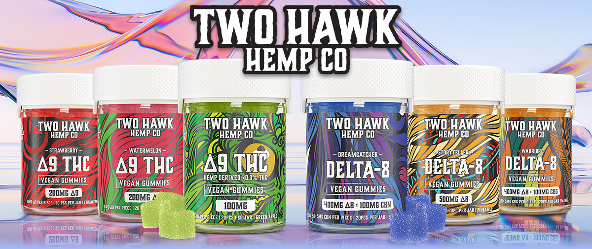 Two Hawk Hemp – D8 Gummies | 100mg