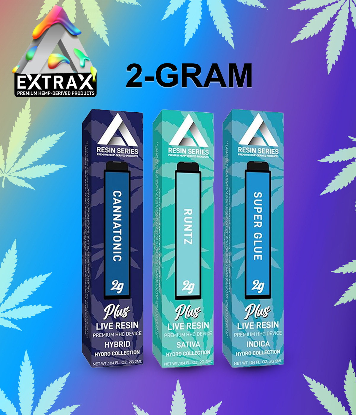 Delta ExtraX Live Resin HHC Disposable | 2-Gram