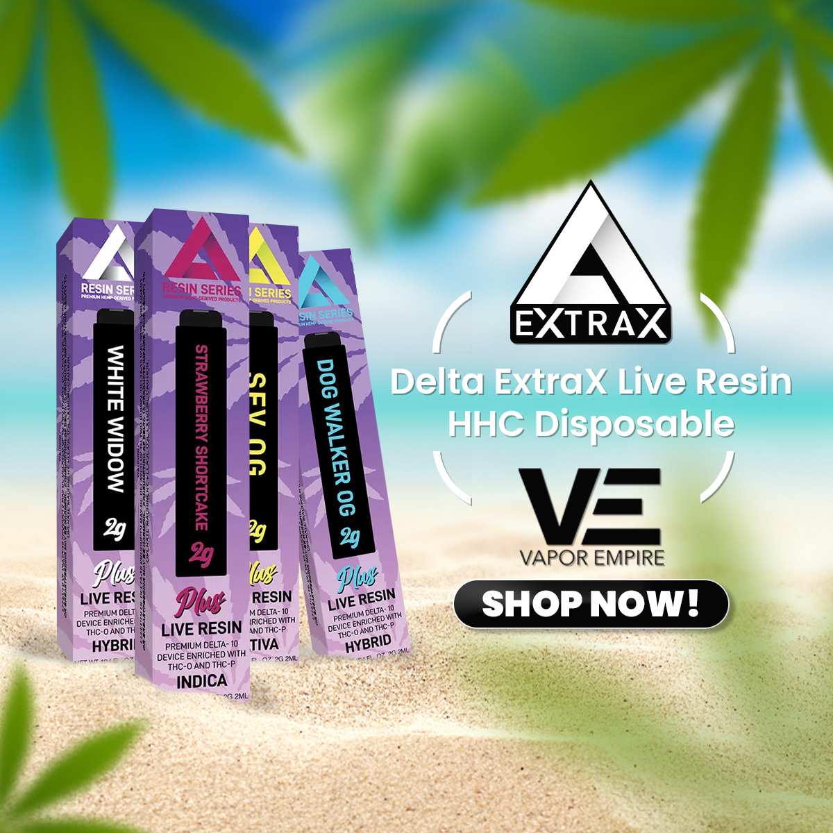 Delta ExtraX Live Resin Disposable | 2-Gram