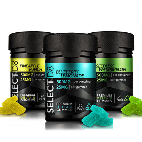 Select D8 Delta-8 Gummies | 500mg