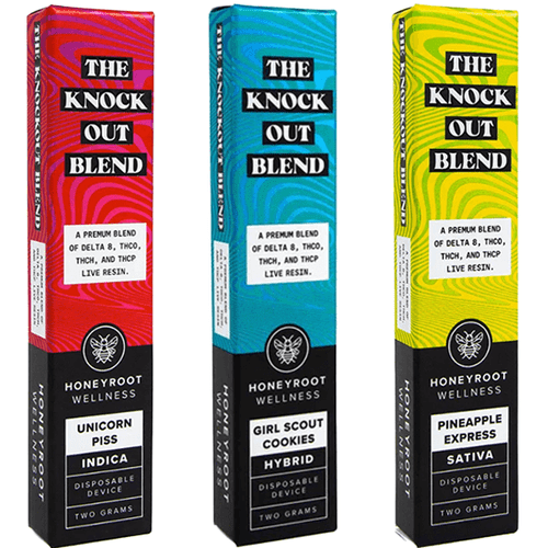 Honeyroot Knock Out Blend Disposable | 2-Gram