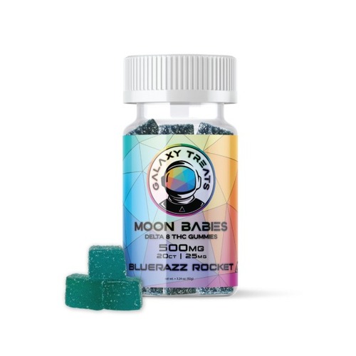 Galaxy Treats Moon Babies Gummies 20 Per Bottle