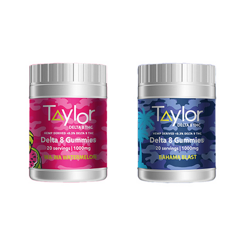 Taylor – D8 + D9 Gummies | 20pc | 1000mg