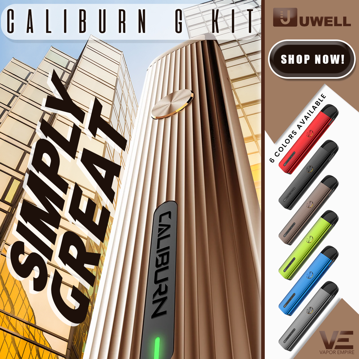 Uwell Caliburn G Pod Kit | 15w