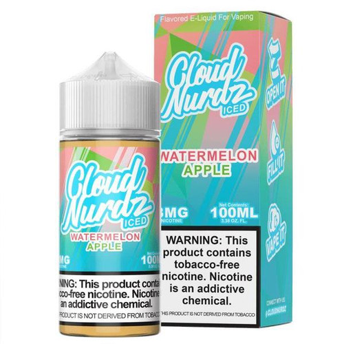 Watermelon Apple Iced by Cloud Nurdz Ice TFN E-Liquid