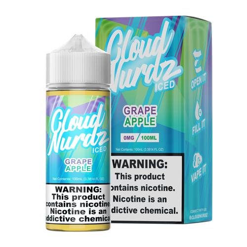 Grape Apple Iced by Cloud Nurdz E-Liquid