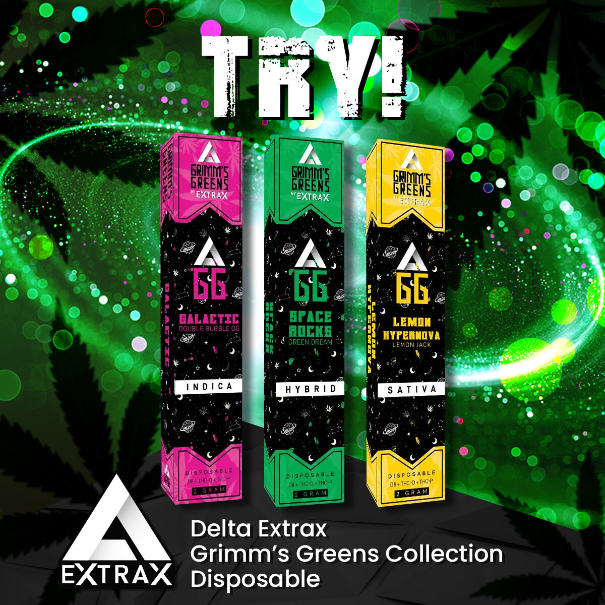 Delta Extrax Grimm’s Greens Collection Disposable | 2-Gram