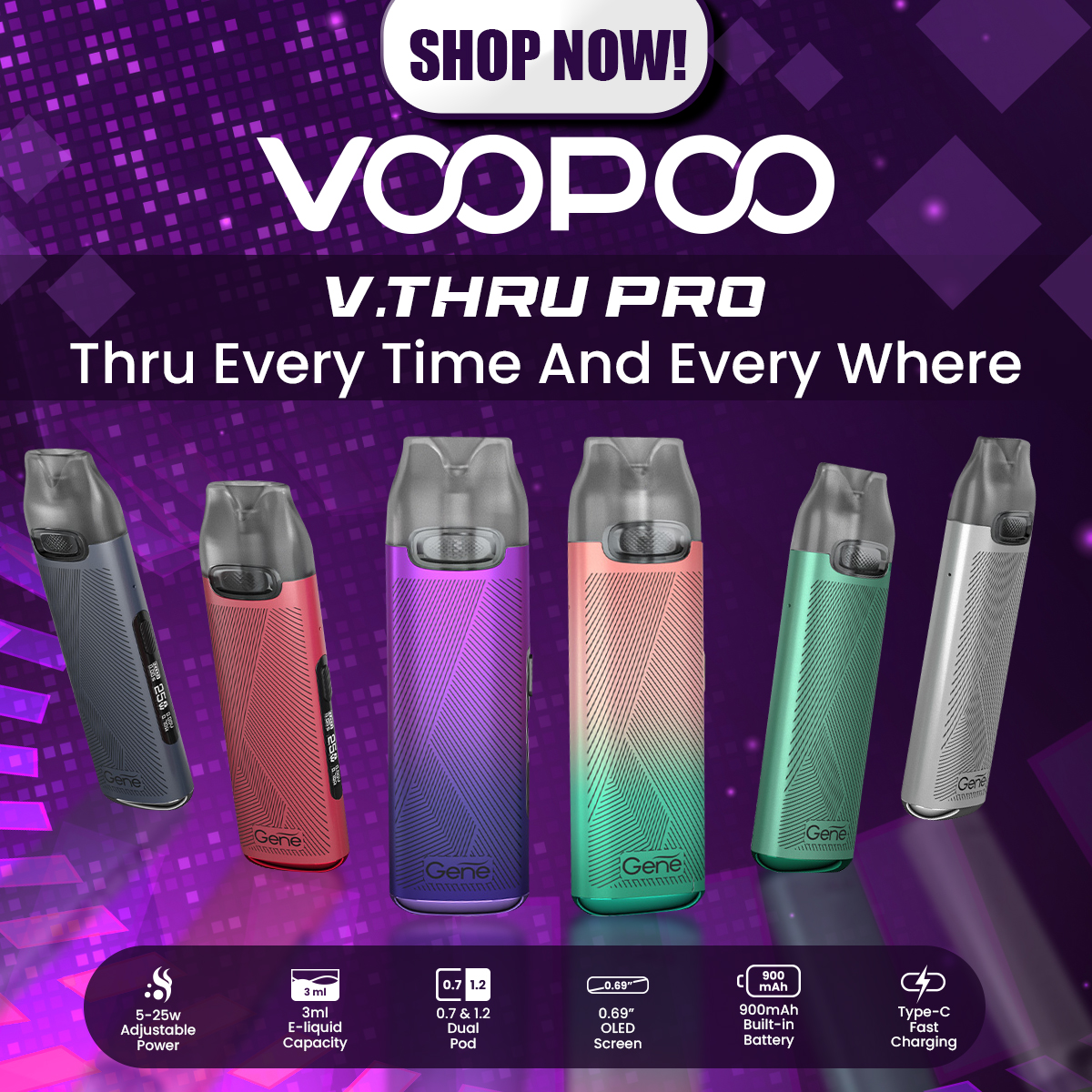 Voopoo V.Thru Pro Kit | 25w