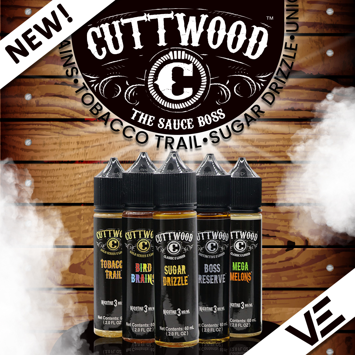 Cuttwood Eliquids 60ml