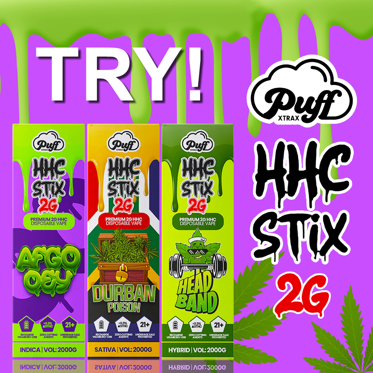 Puff Xtrax HHC Stix