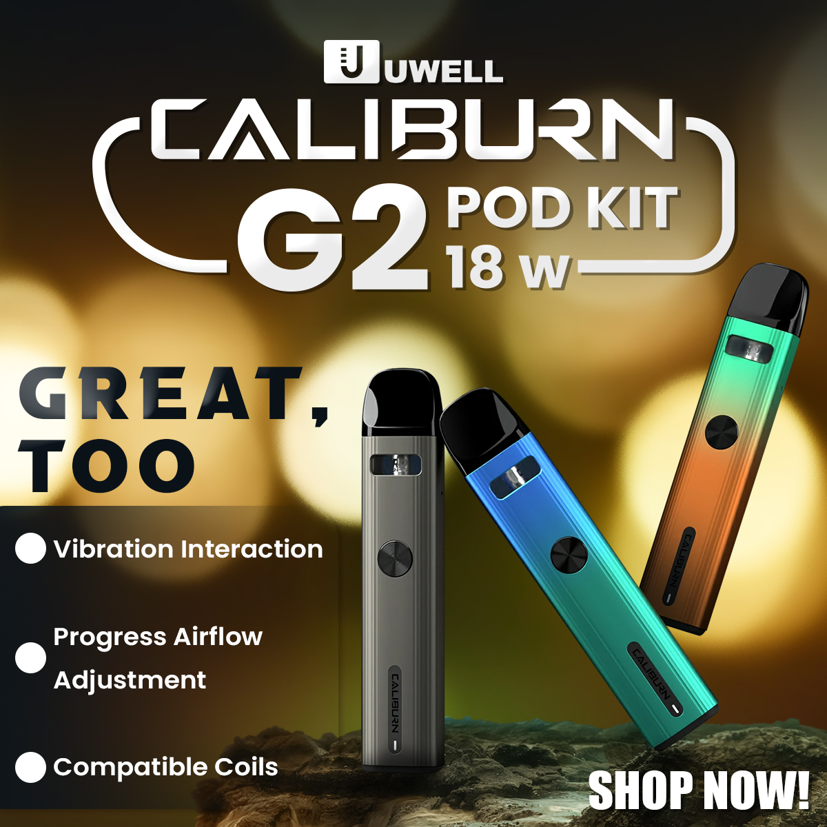 Uwell Caliburn G2 Pod Kit | 18w