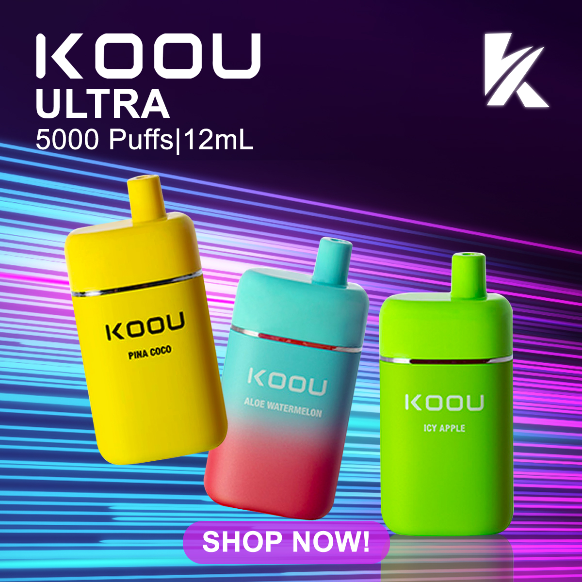 Koou Ultra | 5000 puffs | 12mL 