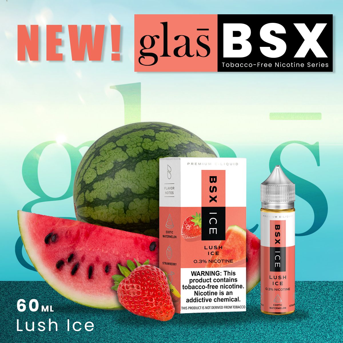 GLAS BSX Tobacco-Free Nicotine Series E-Liquid