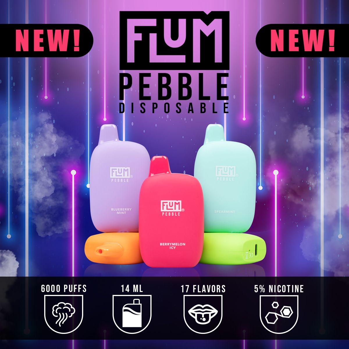 Flum Pebble Disposable 