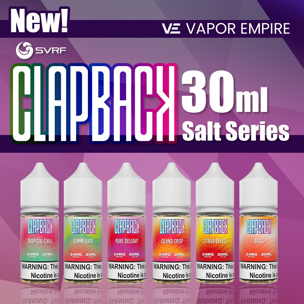 Saveurvape ClapBack TFN Salts