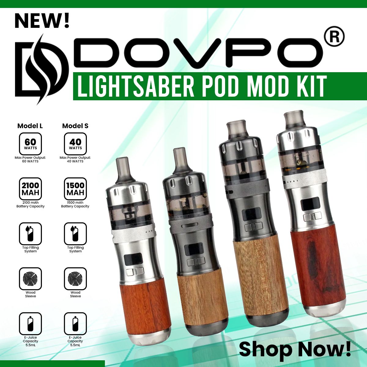 Dovpo Lightsaber Pod Mod Kit