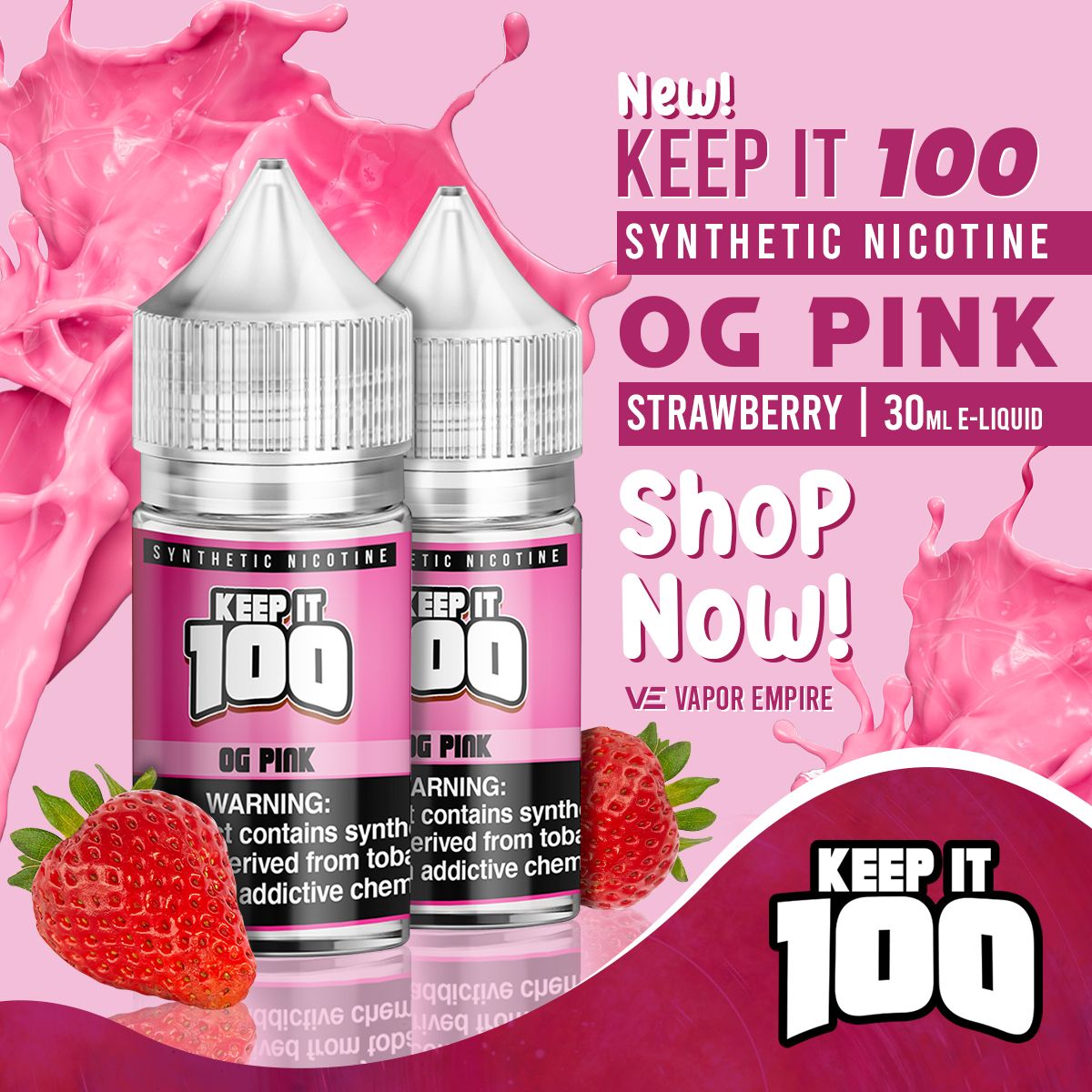 Keep It 100 TFN Salt E-Liquid