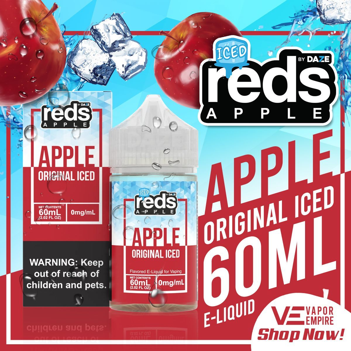 Reds Apple Iced by 7 Daze E-Liquid