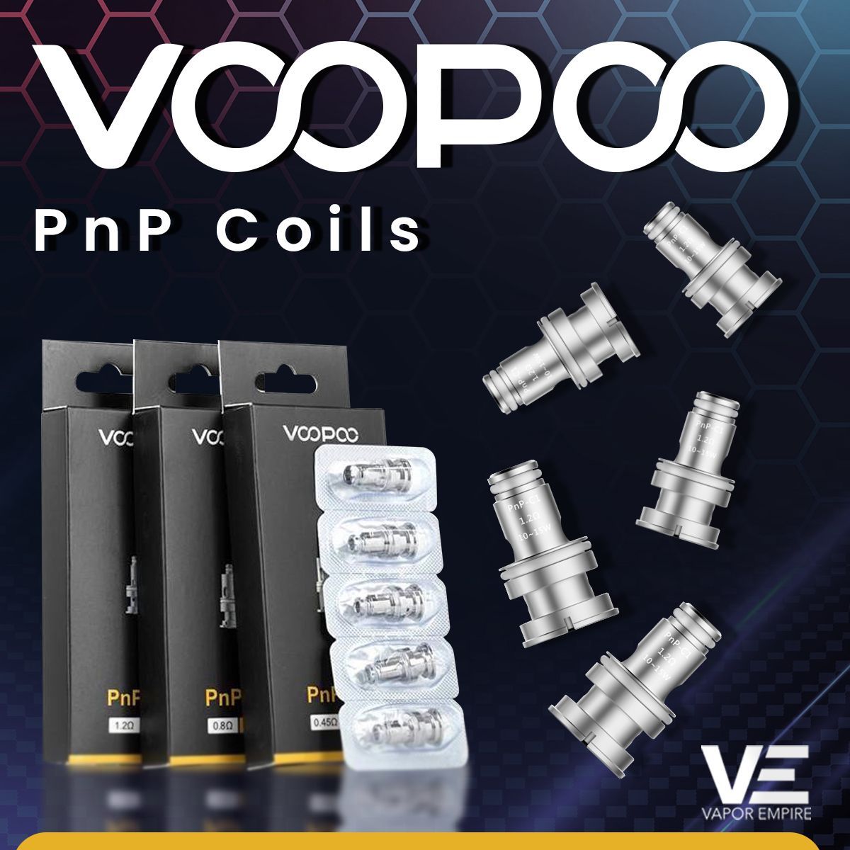 VooPoo PnP Coils (5-Pack)