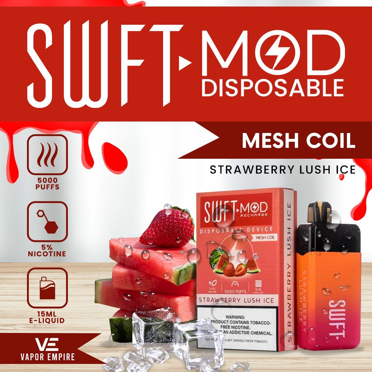 SWFT Mod Disposable | 5000 Puffs | 15mL