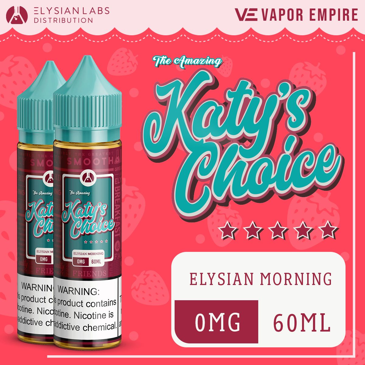 Katy’s Choice Morning Flavors by Elysian 120mL Series