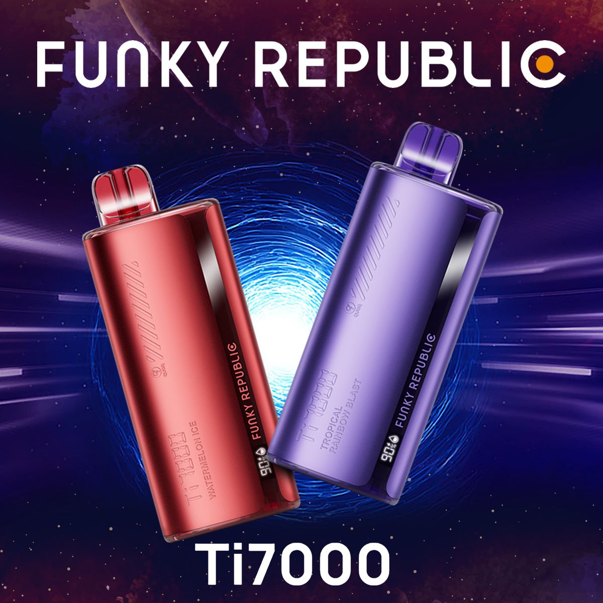 Funky Republic Ti7000 Disposable | 7000 Puff | 17mL | 5%