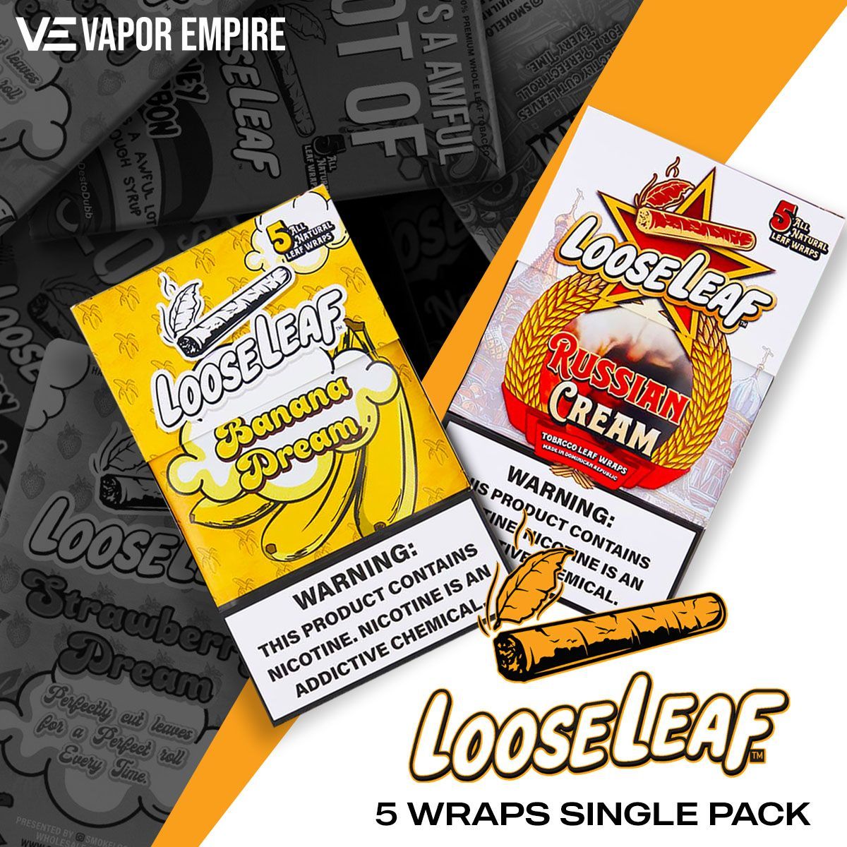 Loose Leaf – 5 Wraps Single Pack