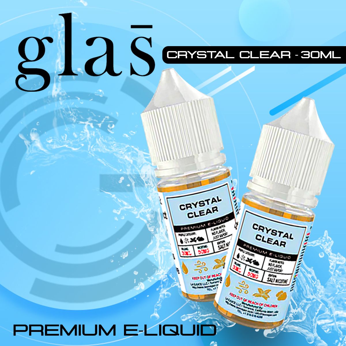 Crystal Clear by Glas BSX Salts TFN 30ml