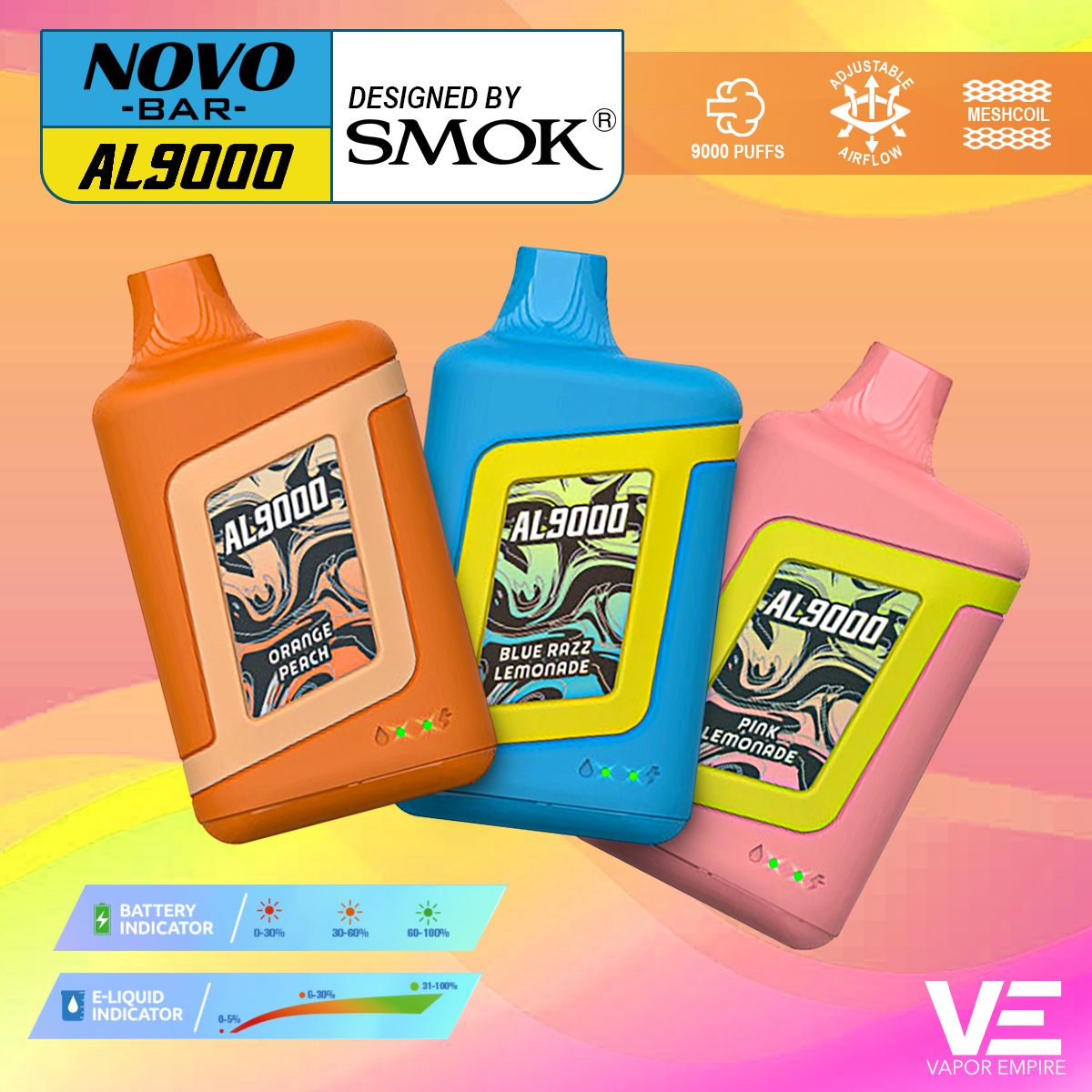 SMOK Novo Bar AL9000 Disposable