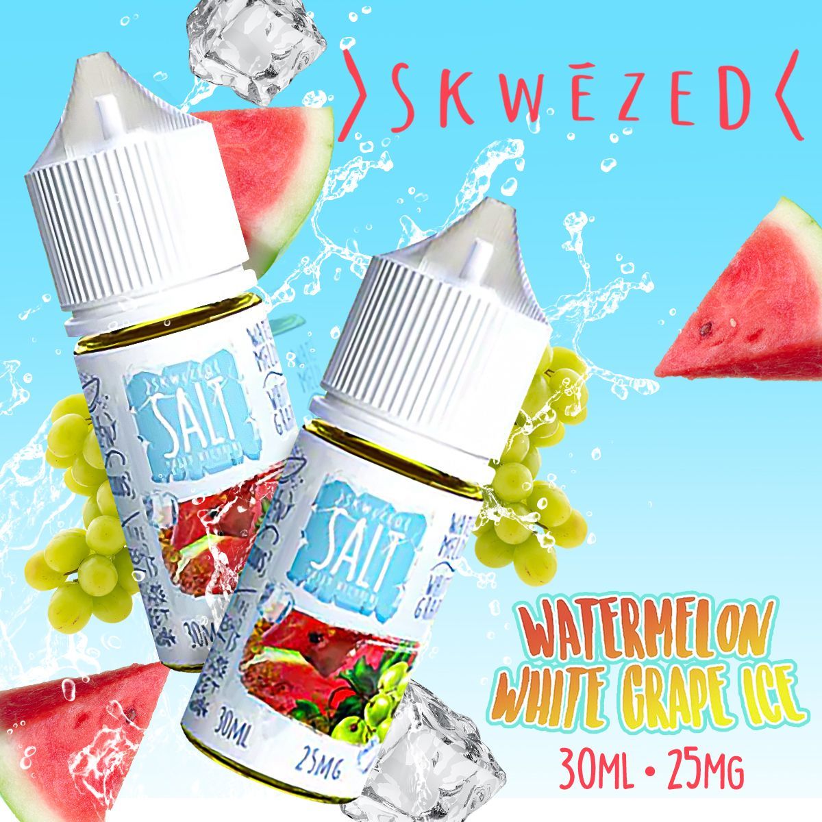 Watermelon Grape Ice By Skwezed Salt Series 30mL