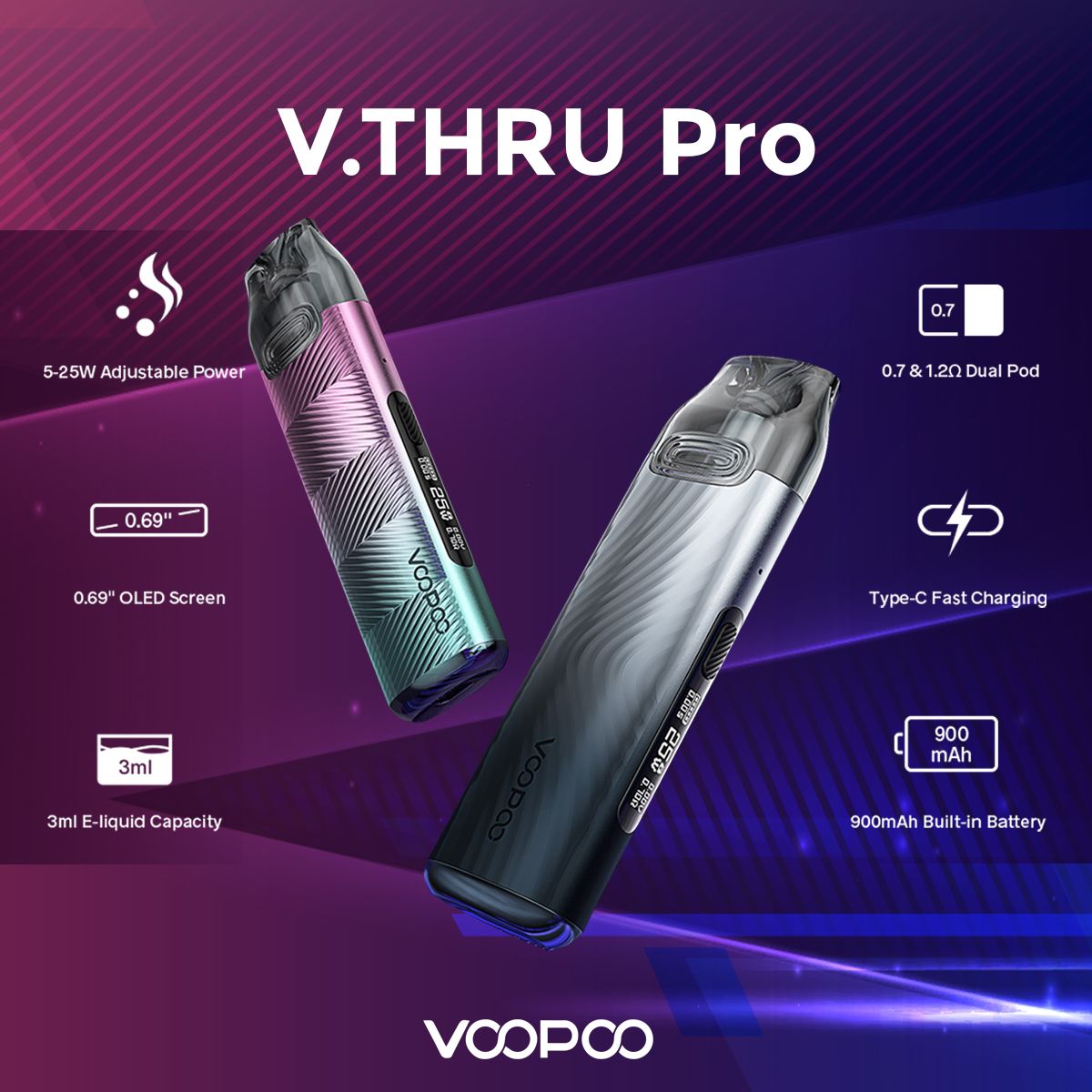 Voopoo V.Thru Pro Kit | 25w