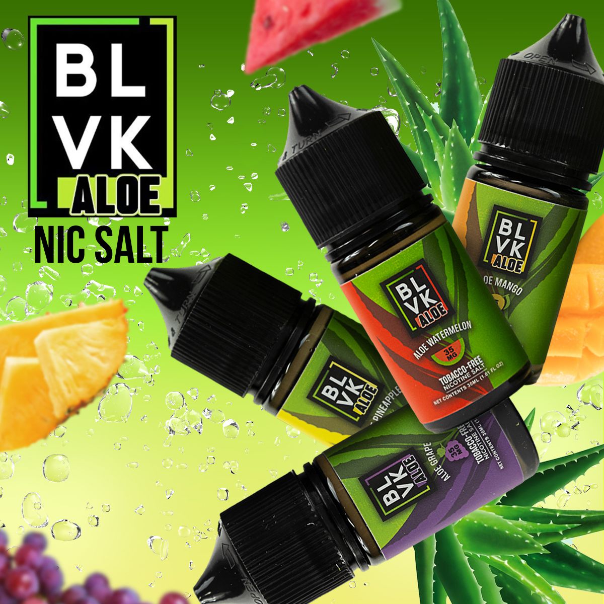 BLVK ALOE TF-Nic Salt