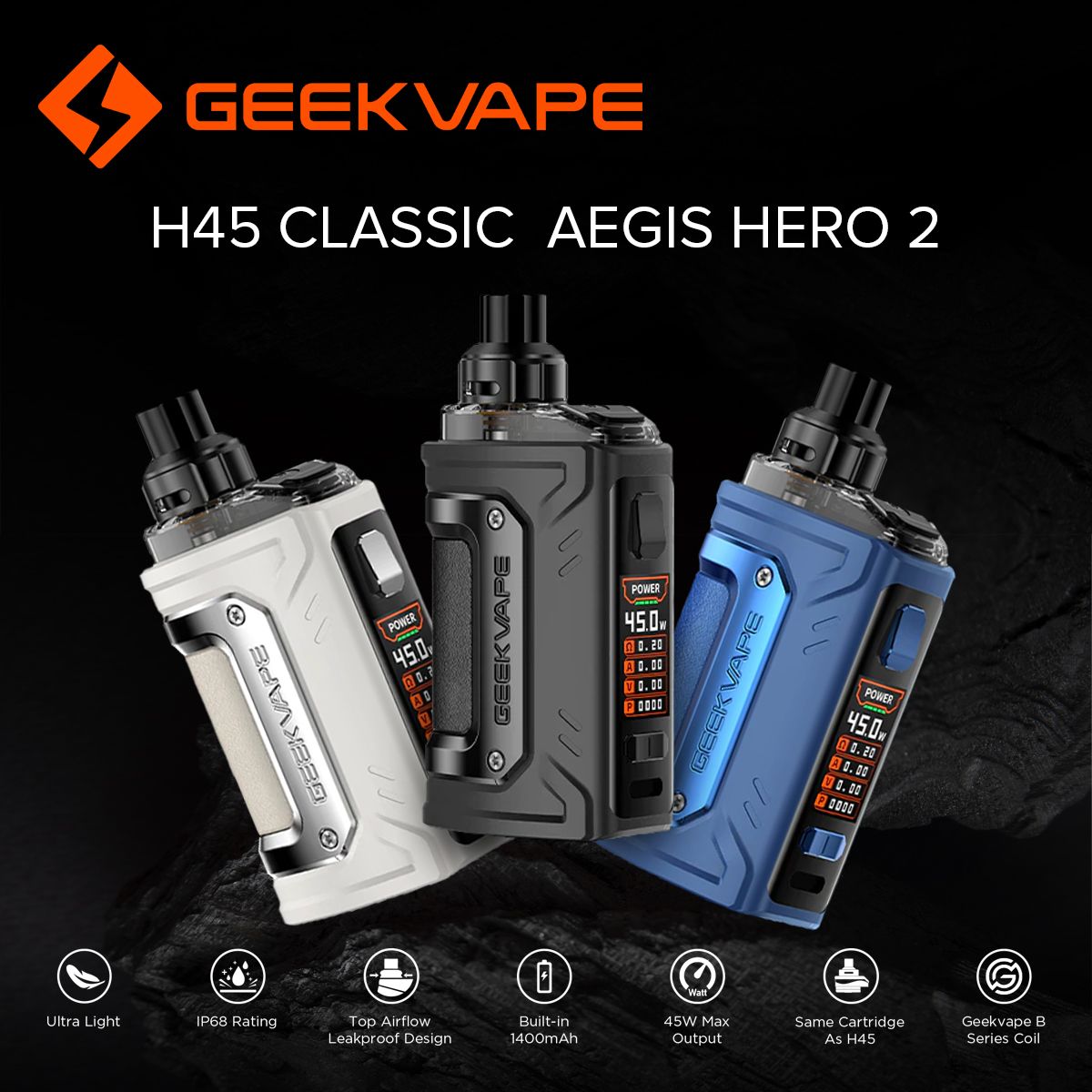 Geekvape H45 Classic (Aegis Hero 2 Classic kit)