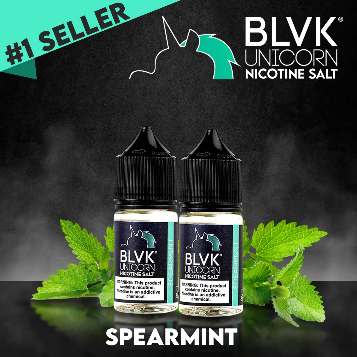 Spearmint Menthol (Spearmint) by BLVK Salt E-Liquid