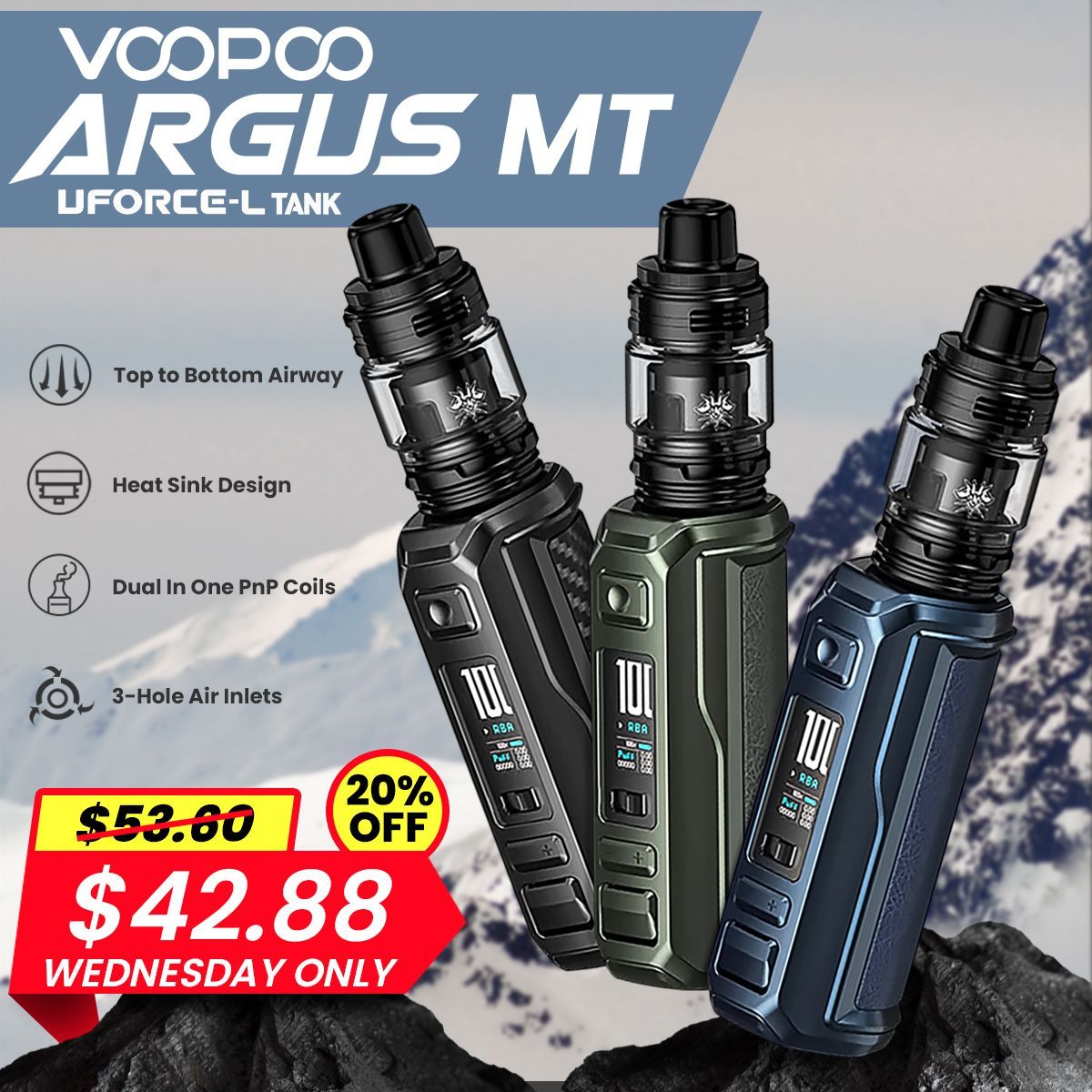 VOOPOO ARGUS MT KIT