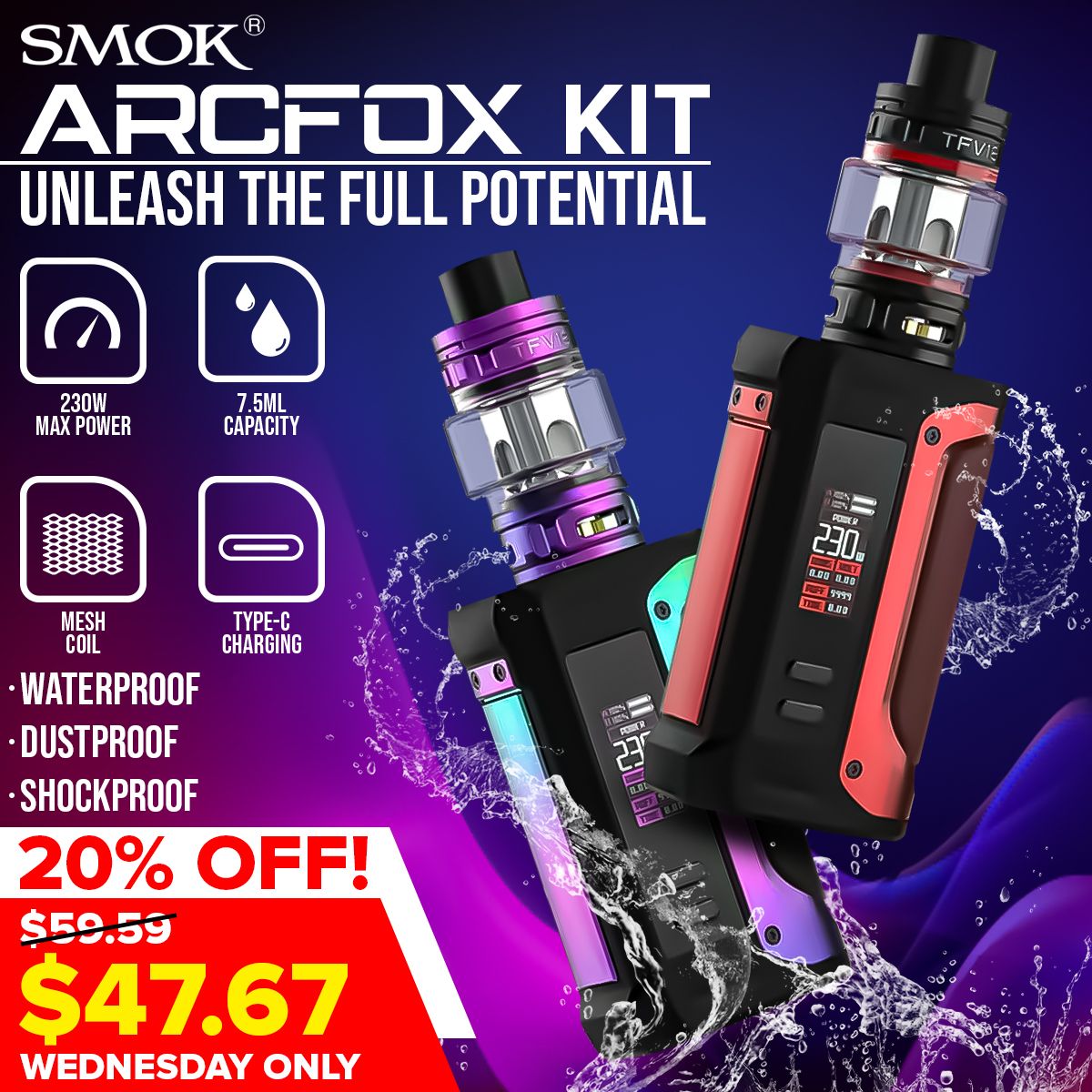 Smok ARCFOX Kit | 230w