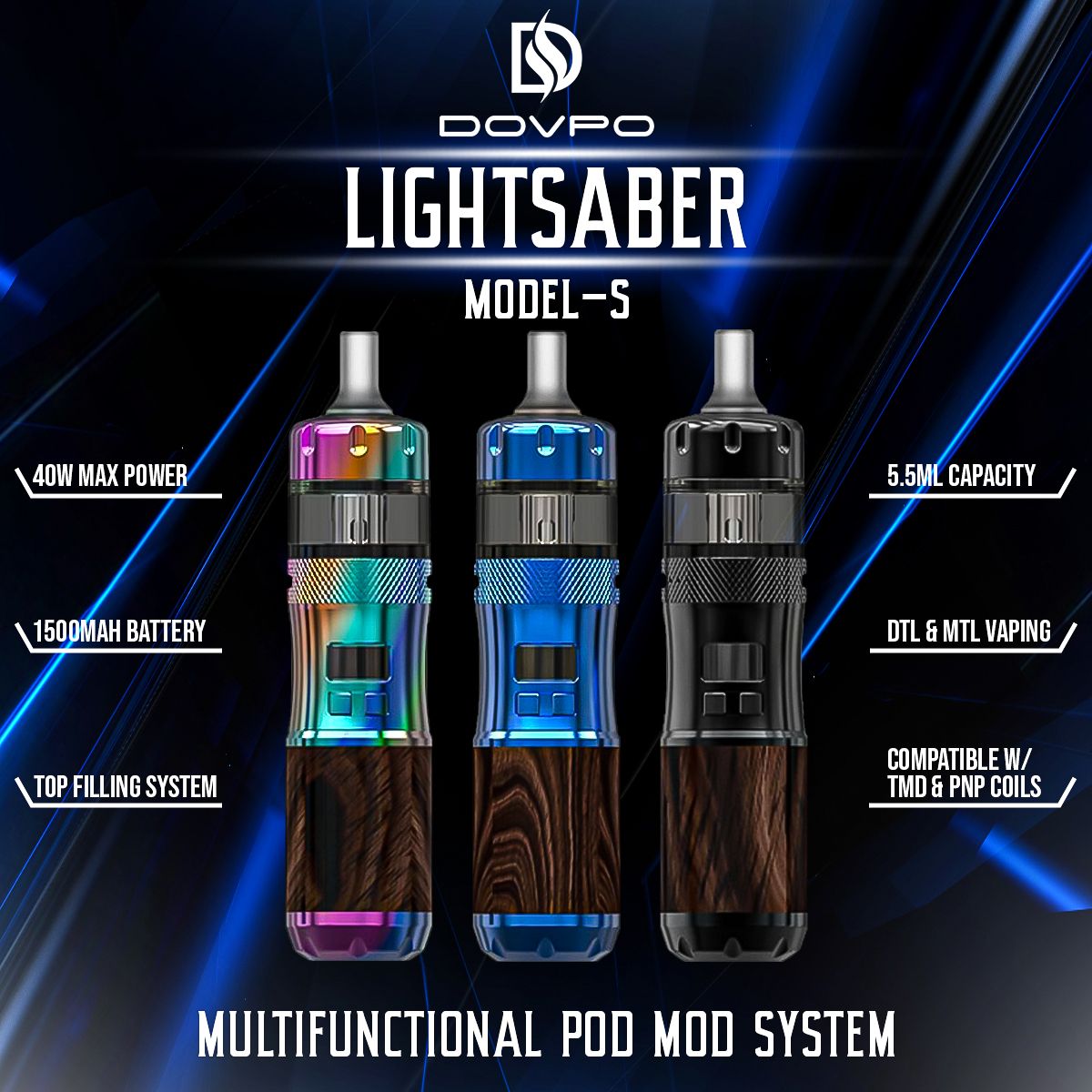 Dovpo Lightsaber Pod Mod Model S