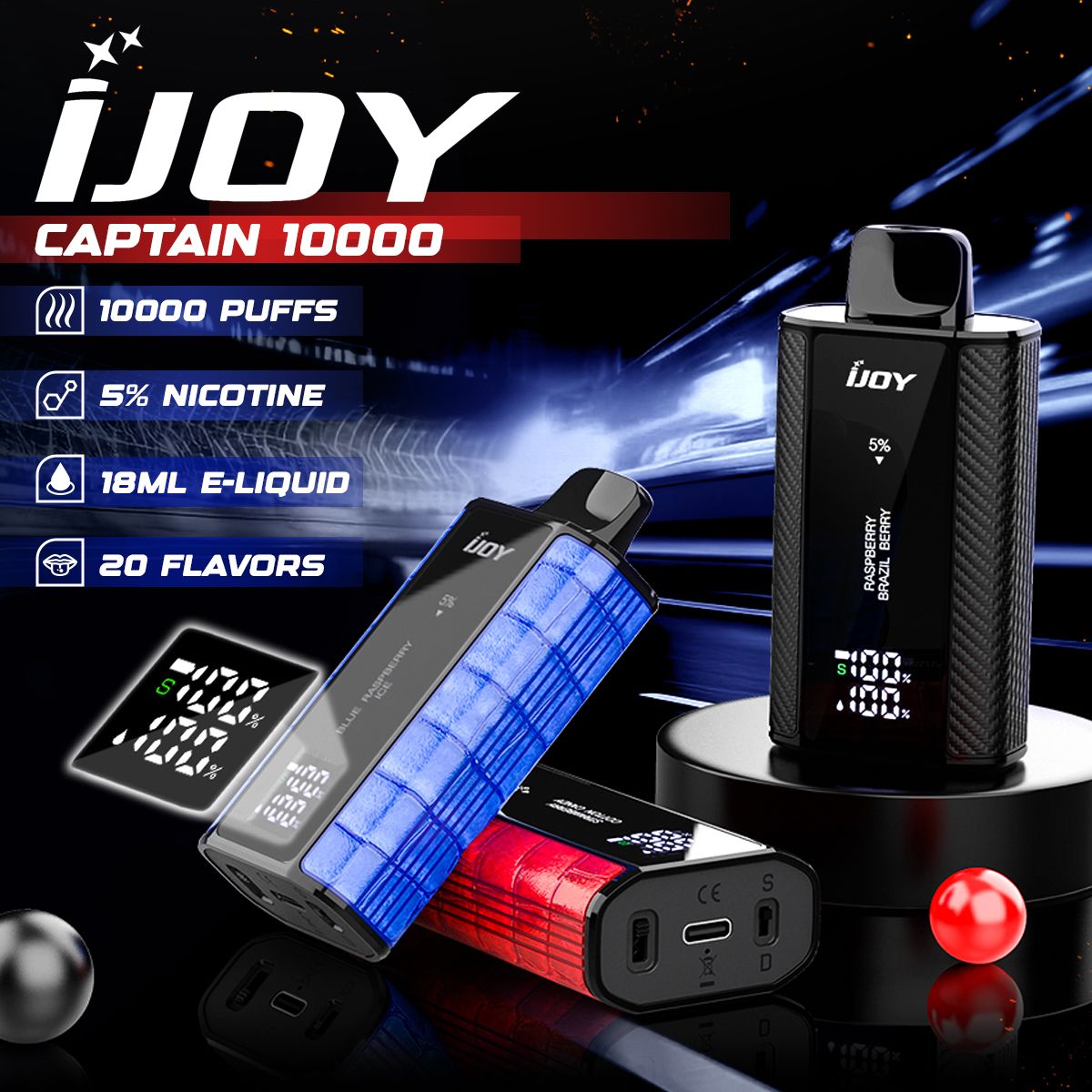 IJoy Bar Captain 10000