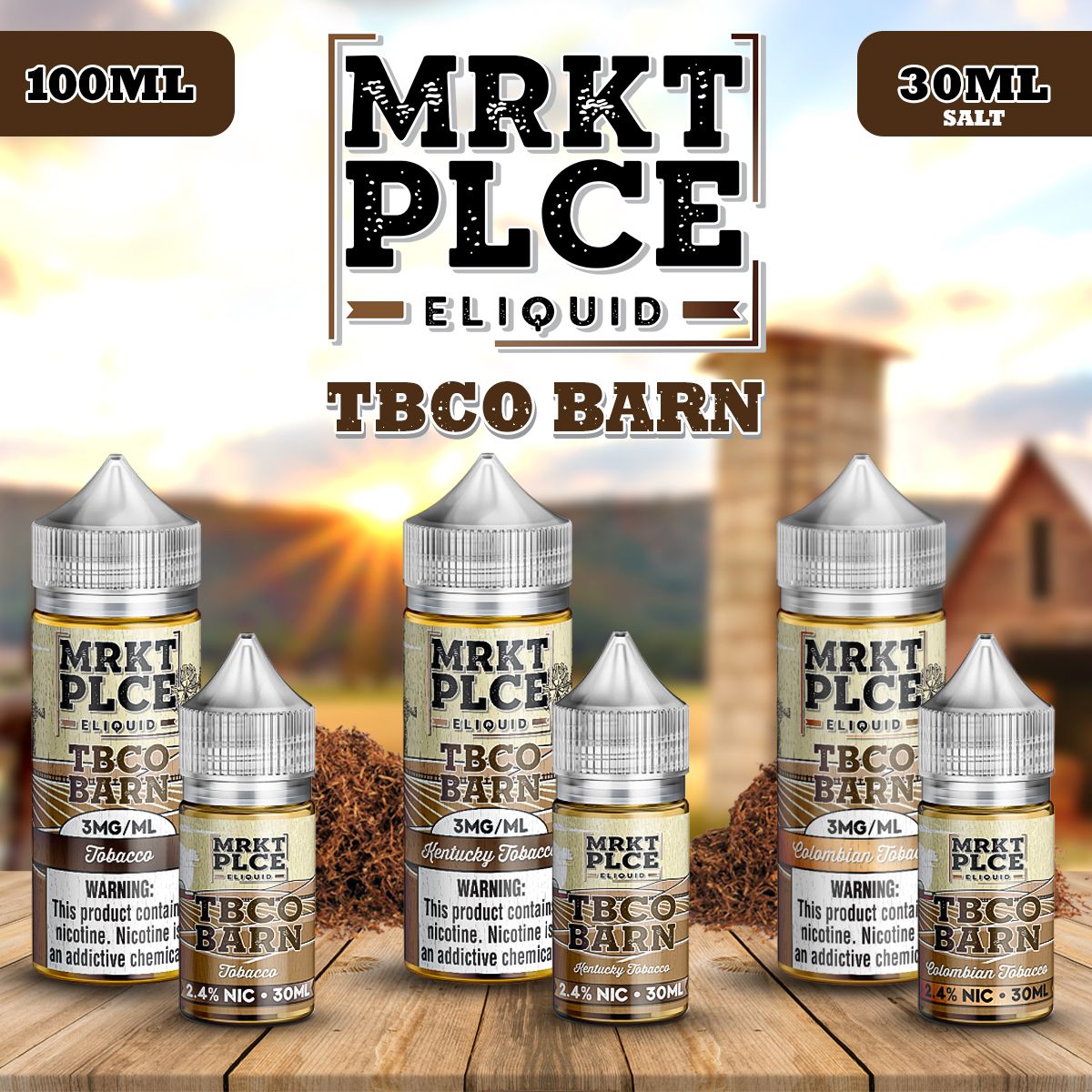 TBCO Barn (100mL + Salt)