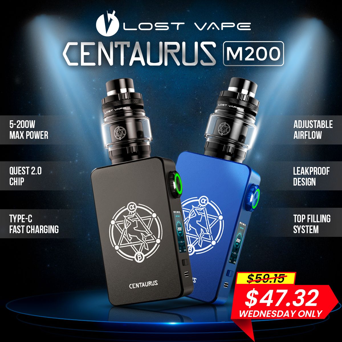 Lost Vape Centaurus M200 Kit