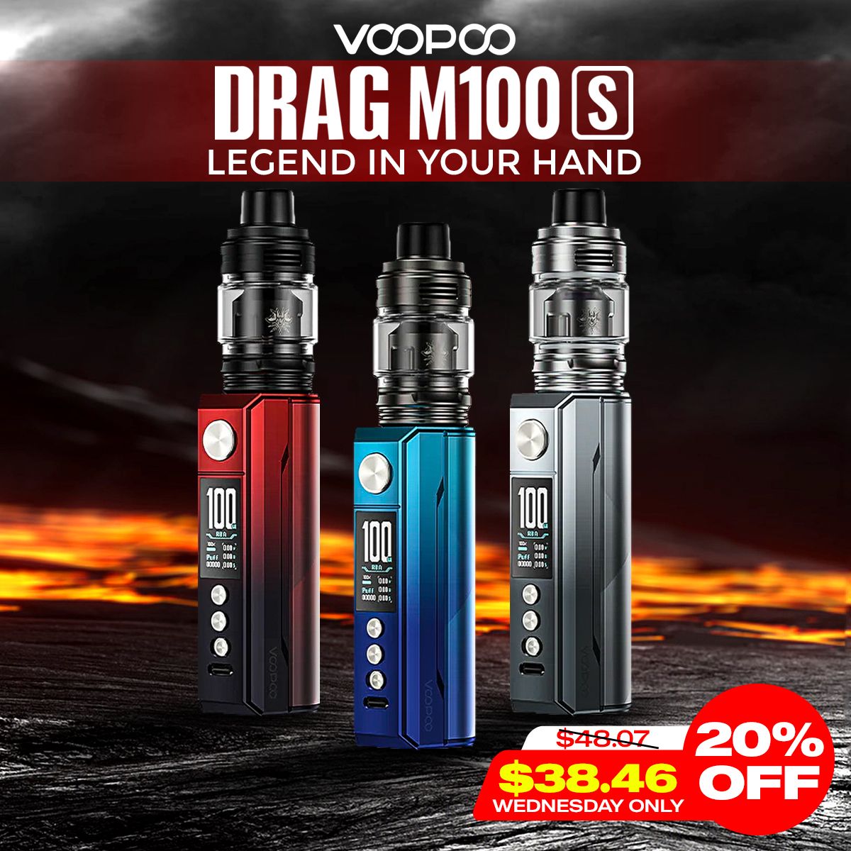 VooPoo Drag M100S Kit