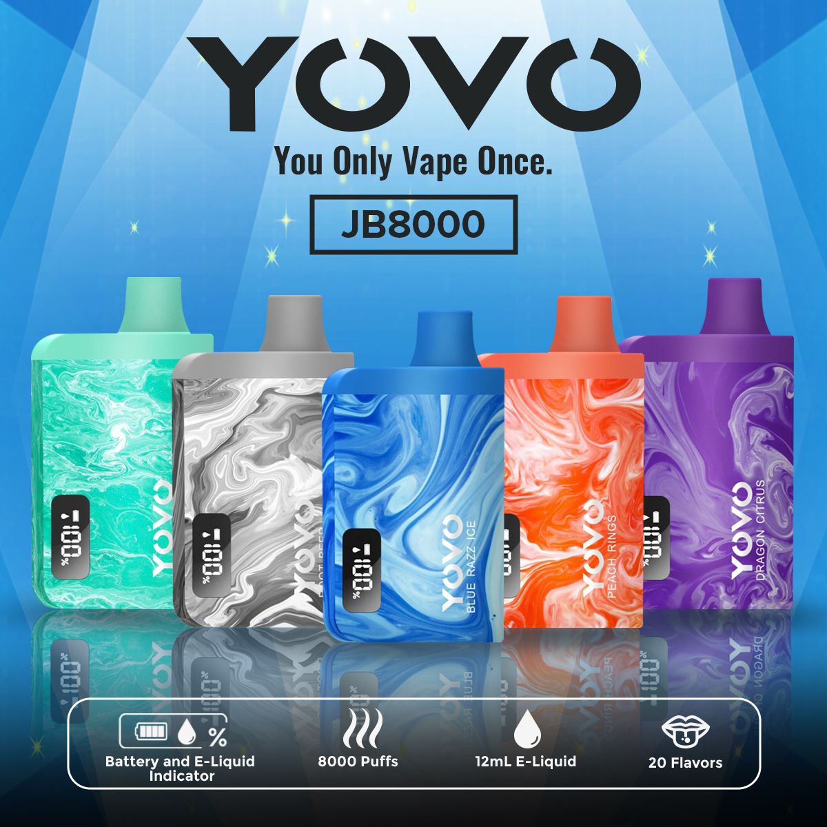 Yovo JB8000 Disposable 