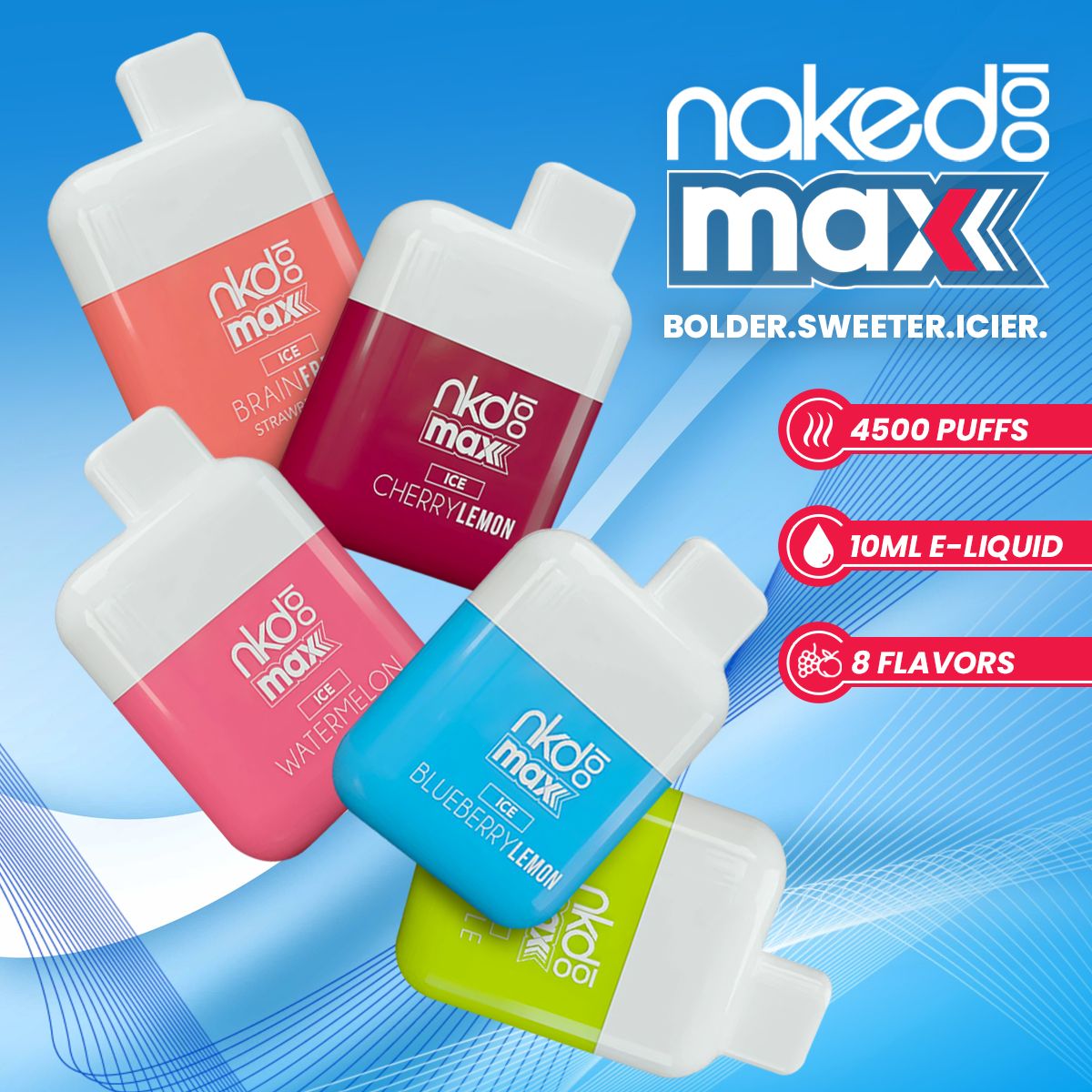 Naked100 Max Disposable 4500 Puffs | 10mL