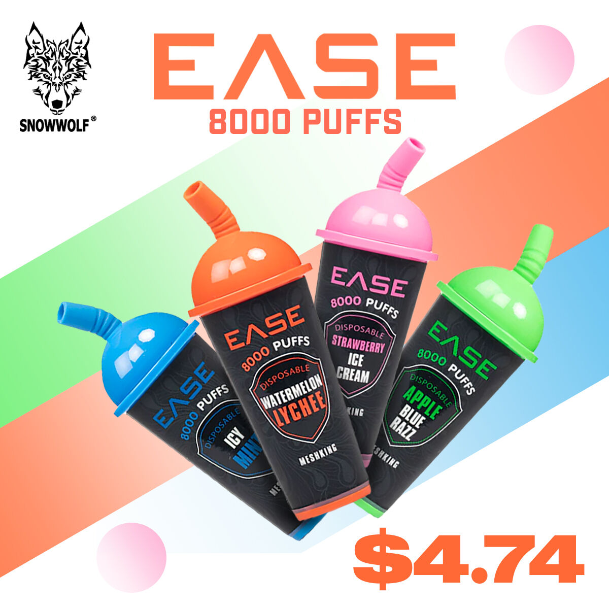 Snowwolf Ease Disposable 8000 Puffs 