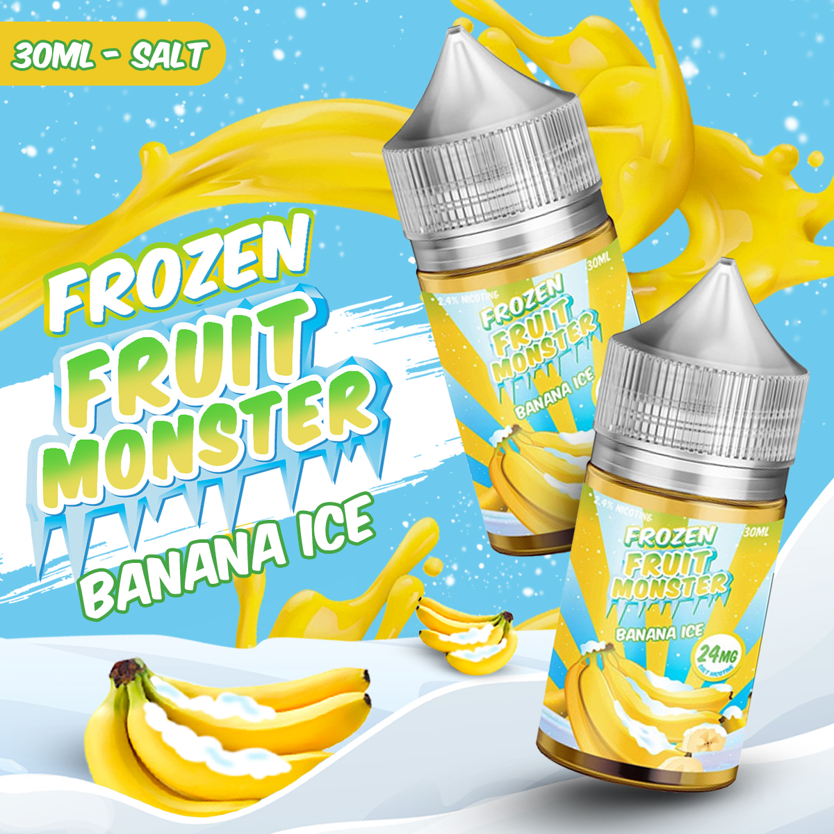 Banana Ice By Frozen Fruit Monster Salts