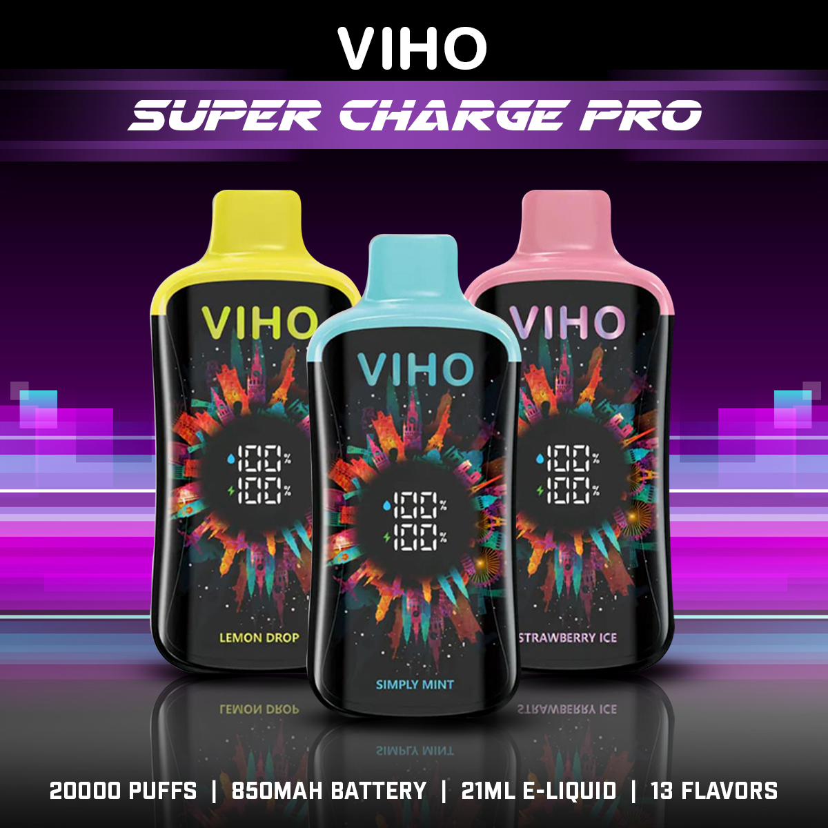 Viho Super Charge PRO Disposable 